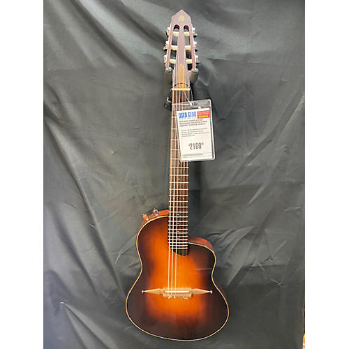 Rick Turner Guitars Renaissance RS6 Nylon Hybrid Classical Acoustic Electric Guitar Sunburst