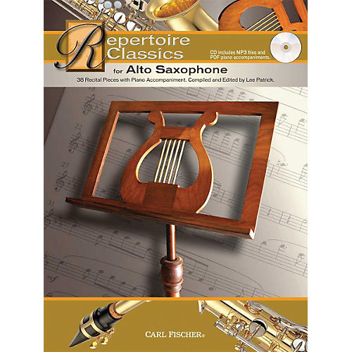 Repertoire Classics for Alto Saxophone (Book/ Data MP3 CD)