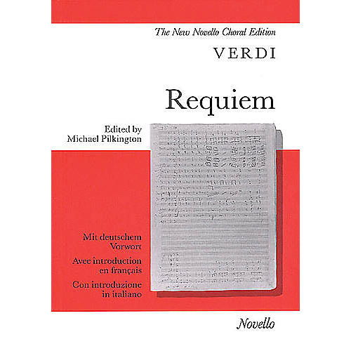 Novello Requiem (Vocal Score) SATB Composed by Giuseppe Verdi