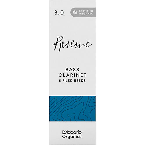 D'Addario Woodwinds Reserve, Bass Clarinet Reeds - Box of 5 3