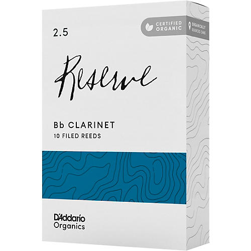 D'Addario Woodwinds Reserve, Bb Clarinet - Box of 10 2.5