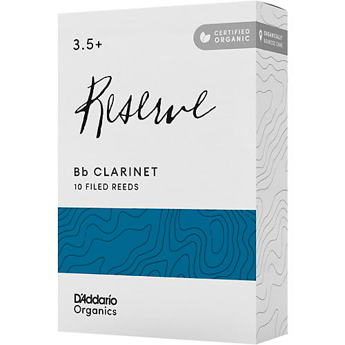 D'Addario Woodwinds Reserve, Bb Clarinet - Box of 10 3.5+