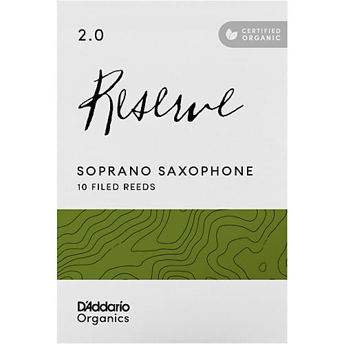 D'Addario Woodwinds Reserve, Soprano Saxophone Reeds - Box of 10 2