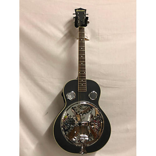 Galveston Resonator Resonator Guitar Satin Black