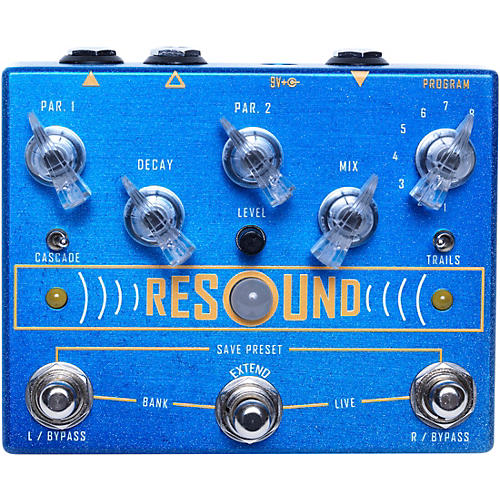 Resound Reverb Guitar Effects Pedal