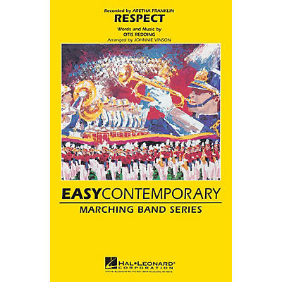 Hal Leonard Respect Marching Band Level 2-3 by Aretha Franklin Arranged by Johnnie Vinson