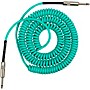 Lava Retro Coil 20 Foot Instrument Cable Straight to Straight Assorted Colors Seam Foam Green