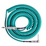 Lava Retro Coil 20-Foot Silent Instrument Cable Straight-Right Angle, Assorted Colors Seam Foam Green