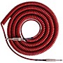 Lava Retro Coil 20-Foot Silent Instrument Cable Straight-Straight Assorted Colors Metallic Red