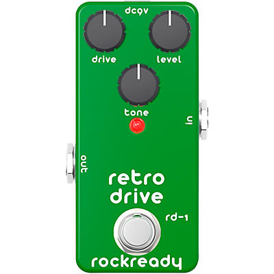 rockready Retro Drive Mini Guitar Effect Pedal
