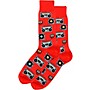 Hot Sox Retro Music Crew Socks Large
