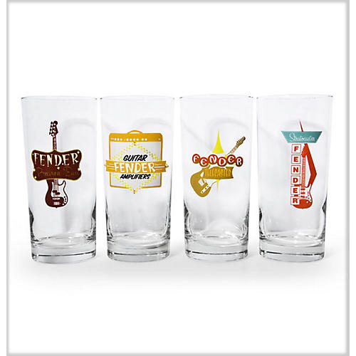 Retro Pub Glasses (Set of 4)