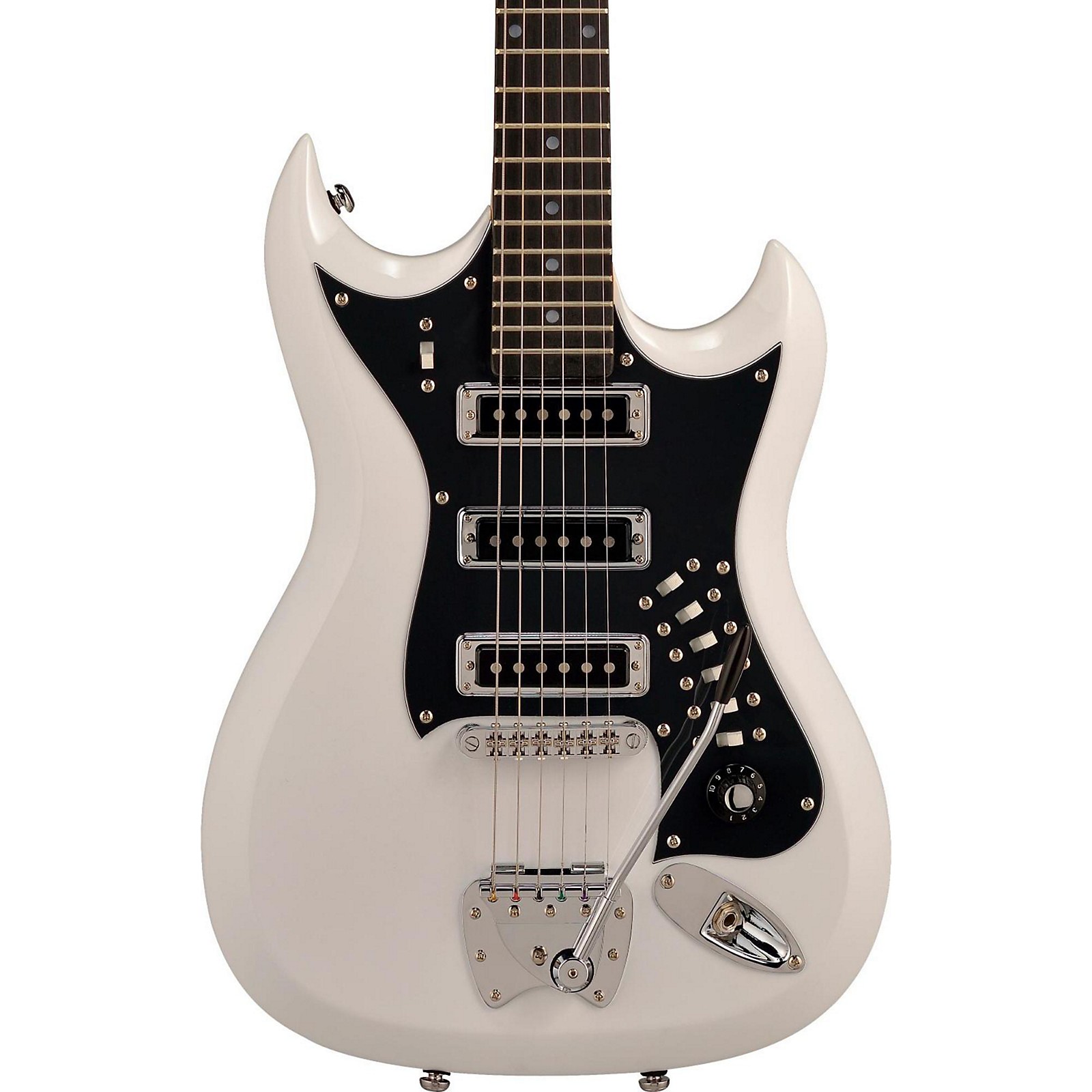 Hagstrom Retroscape Series HIII Electric Guitar Gloss White Musician