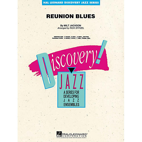 Hal Leonard Reunion Blues Jazz Band Level 1.5 by Oscar Peterson Arranged by Rick Stitzel