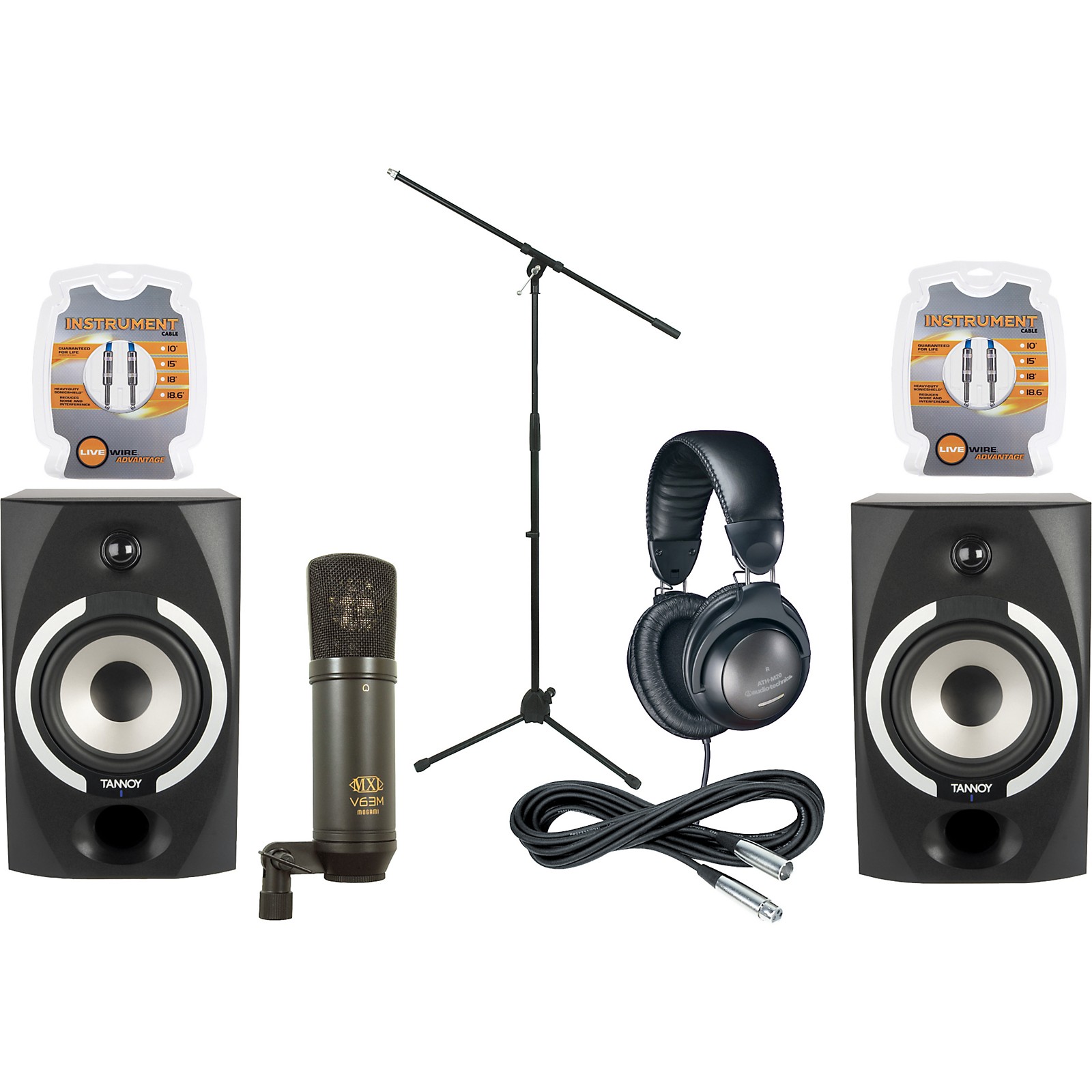 Musician's Friend Reveal 601A Monitor & Mic Package Musician's Friend