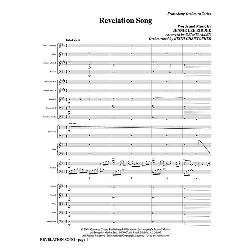 Revelation Song Orchestra arranged by Keith Christopher