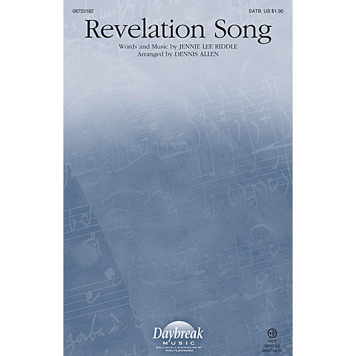 Daybreak Music Revelation Song SATB arranged by Dennis Allen