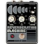 Death By Audio Reverberation Machine Reverb Effects Pedal Silver on Black