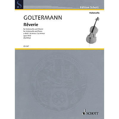 Schott Reverie in A minor, Op. 54/3 (Violoncello and Piano) String Series Softcover