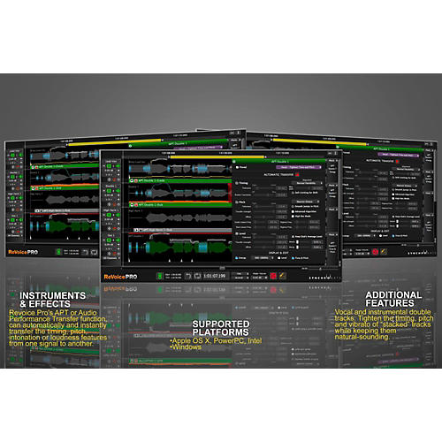 SYNCHRO ARTS Revoice Pro 3 Software Download | Musician'S Friend