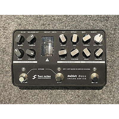 Two Notes Revolt Bass Analog Amp Sim Bass Effect Pedal