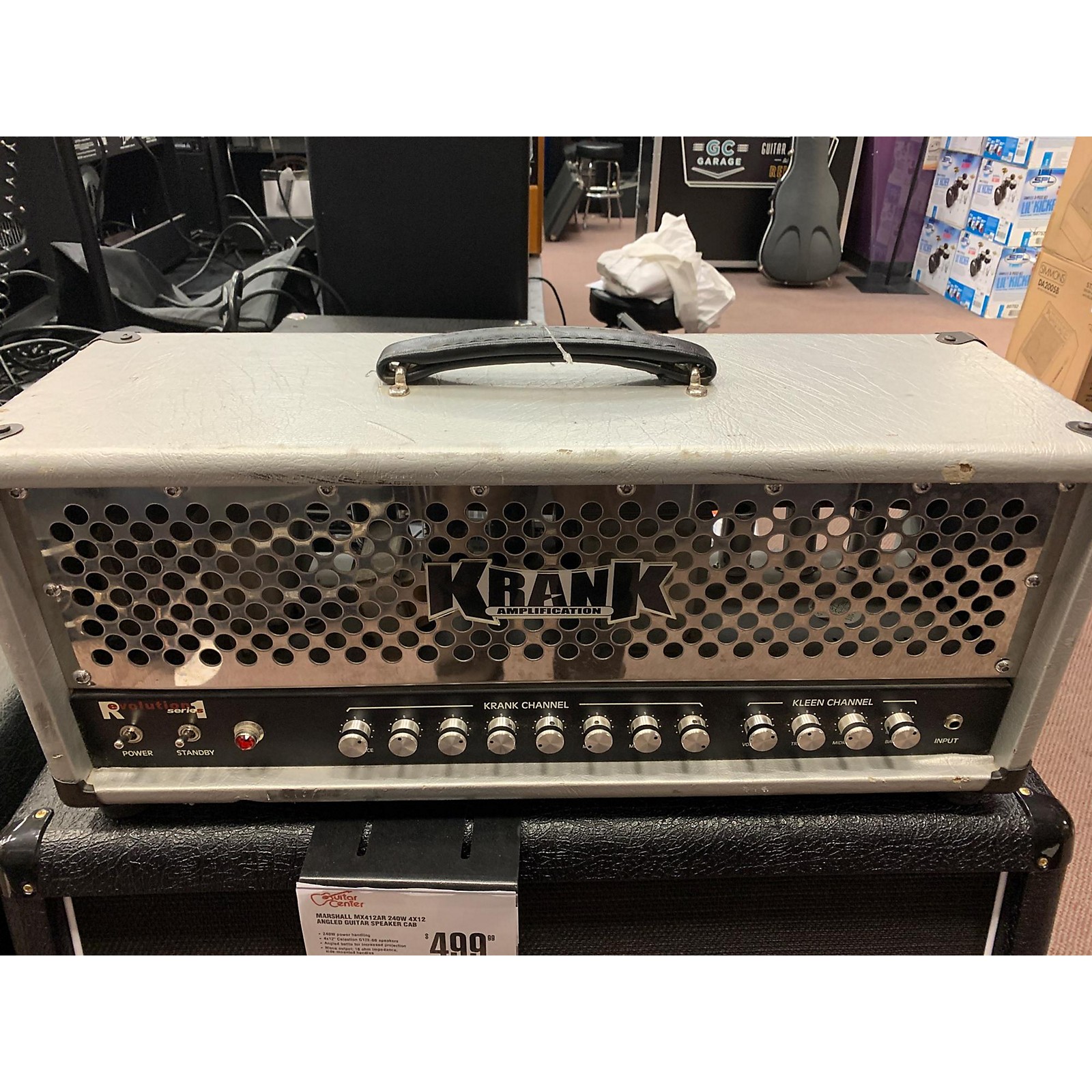 Used Krank Revolution 1 Tube Guitar Amp Head Musician's Friend