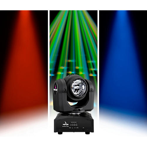 Venue Revolver Wash Dual-Sided Moving Head Effects Light With Wash and Moonflower Condition 2 - Blemished 197881315580