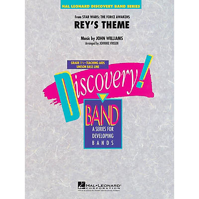 Hal Leonard Rey's Theme (from Star Wars: The Force Awakens) Concert Band Level 1.5 Arranged by Johnnie Vinson