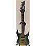 Used Ibanez Rg421 Solid Body Electric Guitar caribbean shoreline