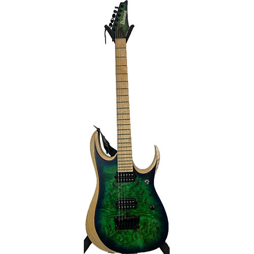 Ibanez Rgdix6mpb Solid Body Electric Guitar Trans Green