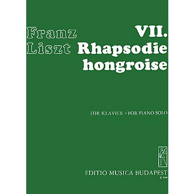 Editio Musica Budapest Rhapsodie Hongroise #7-pno EMB Series Composed by Franz Liszt
