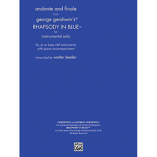 Rhapsody in Blue Andante and Finale from