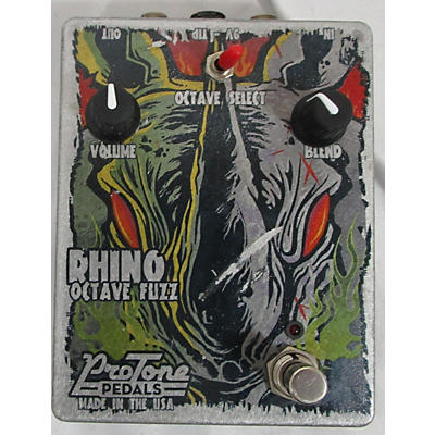 Pro Tone Pedals Rhino Octave Fuzz Effect Pedal