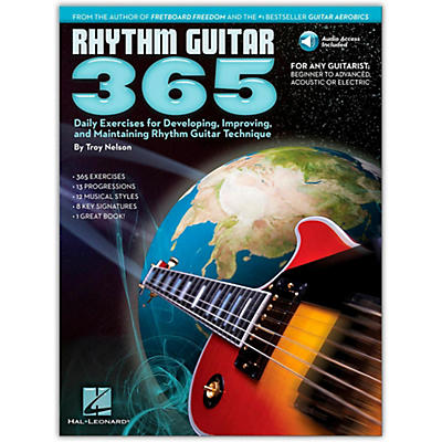 Hal Leonard Rhythm Guitar 365 - Daily Exercises Book/Online Audio