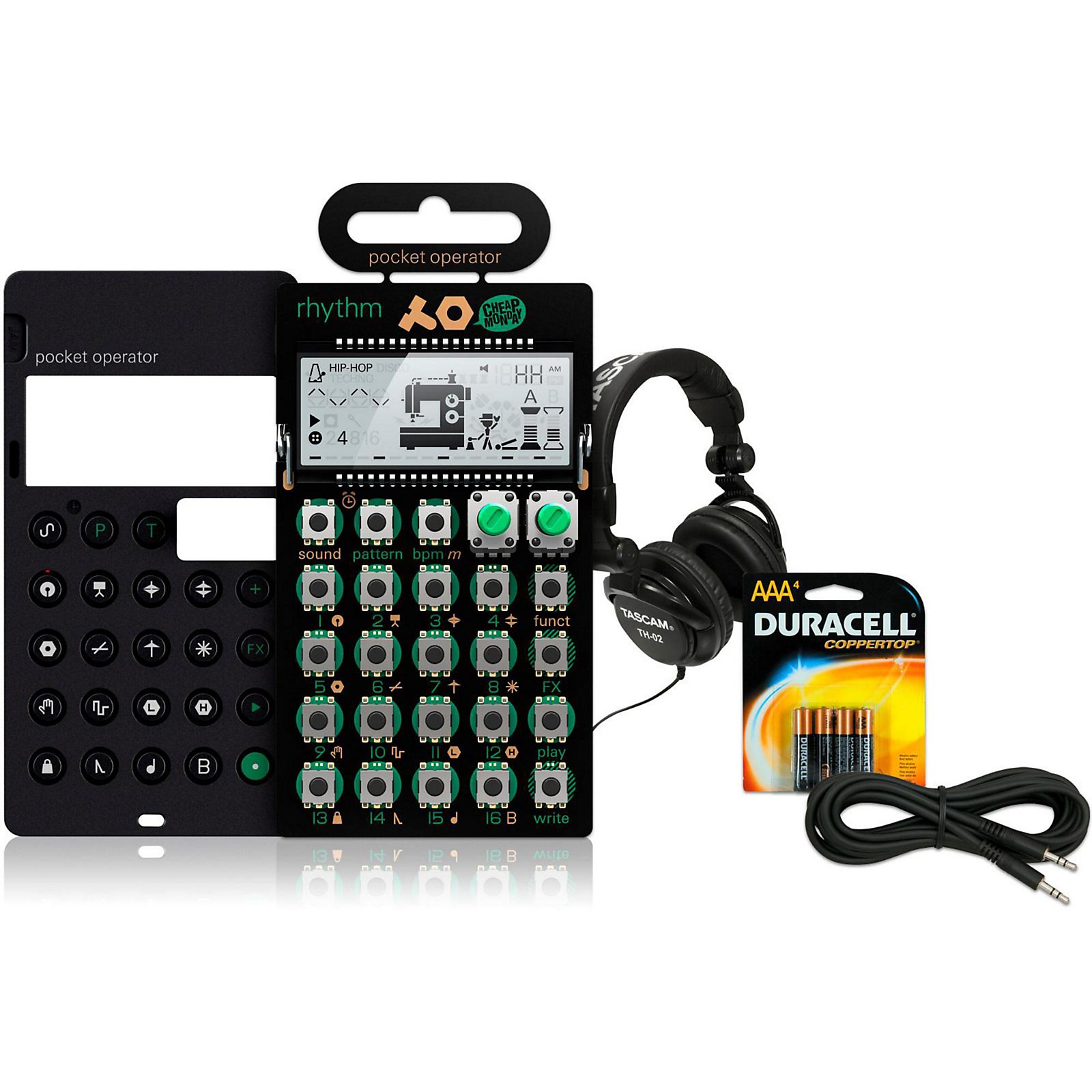 Teenage Engineering Rhythm Pocket Operator with Case, Batteries