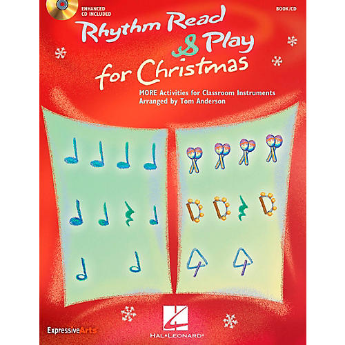 Hal Leonard Rhythm Read And Play For Christmas - MORE Activities for Classroom Instruments Book/CD