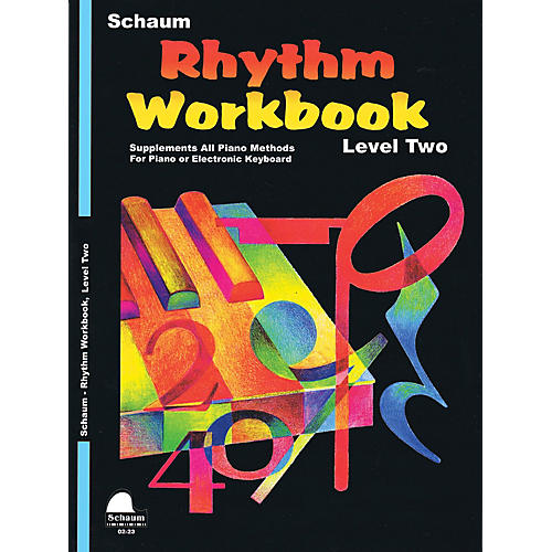 SCHAUM Rhythm Workbook (Level 2) Educational Piano Book by Wesley Schaum (Level Elem)