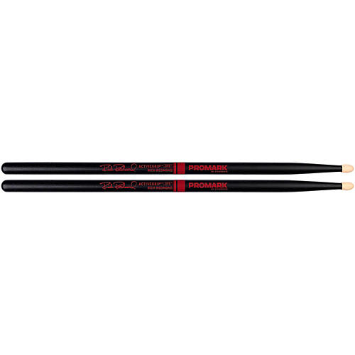 Promark Rich Redmond ActiveGrip 595 Hickory Drumsticks 5B Wood