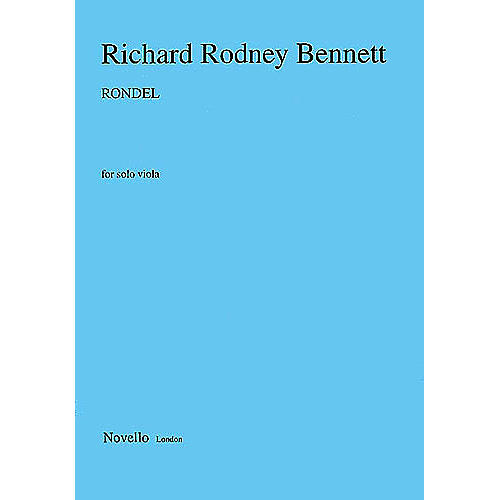 Richard Rodney Bennett: Rondel For Solo Viola Music Sales America Series