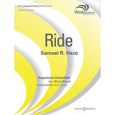 Boosey and Hawkes Ride (Score Only) Concert Band Level 5 Composed by Samuel R. Hazo