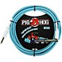 Pig Hog Right Angle Instrument Cable 10 ft. Daphne Blue