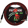 Pig Hog Right Angle Instrument Cable 10 ft. Tartan Plaid