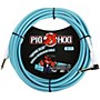 Pig Hog Right Angle Instrument Cable 20 ft. Daphne Blue
