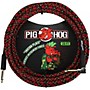 Pig Hog Right Angle Instrument Cable 20 ft. Tartan Plaid