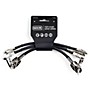 MXR Right Angle Patch Cable 3-Pack - 6 in. Black