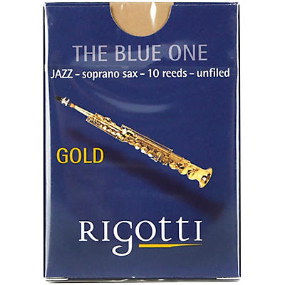 Rigotti Rigotti Soprano Saxophone Reed, Gold Jazz Cut
