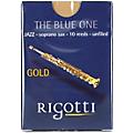 Rigotti Rigotti Soprano Saxophone Reed, Gold Jazz Cut 2.5 Strong 10 Pack3.5 Medium 10 Pack