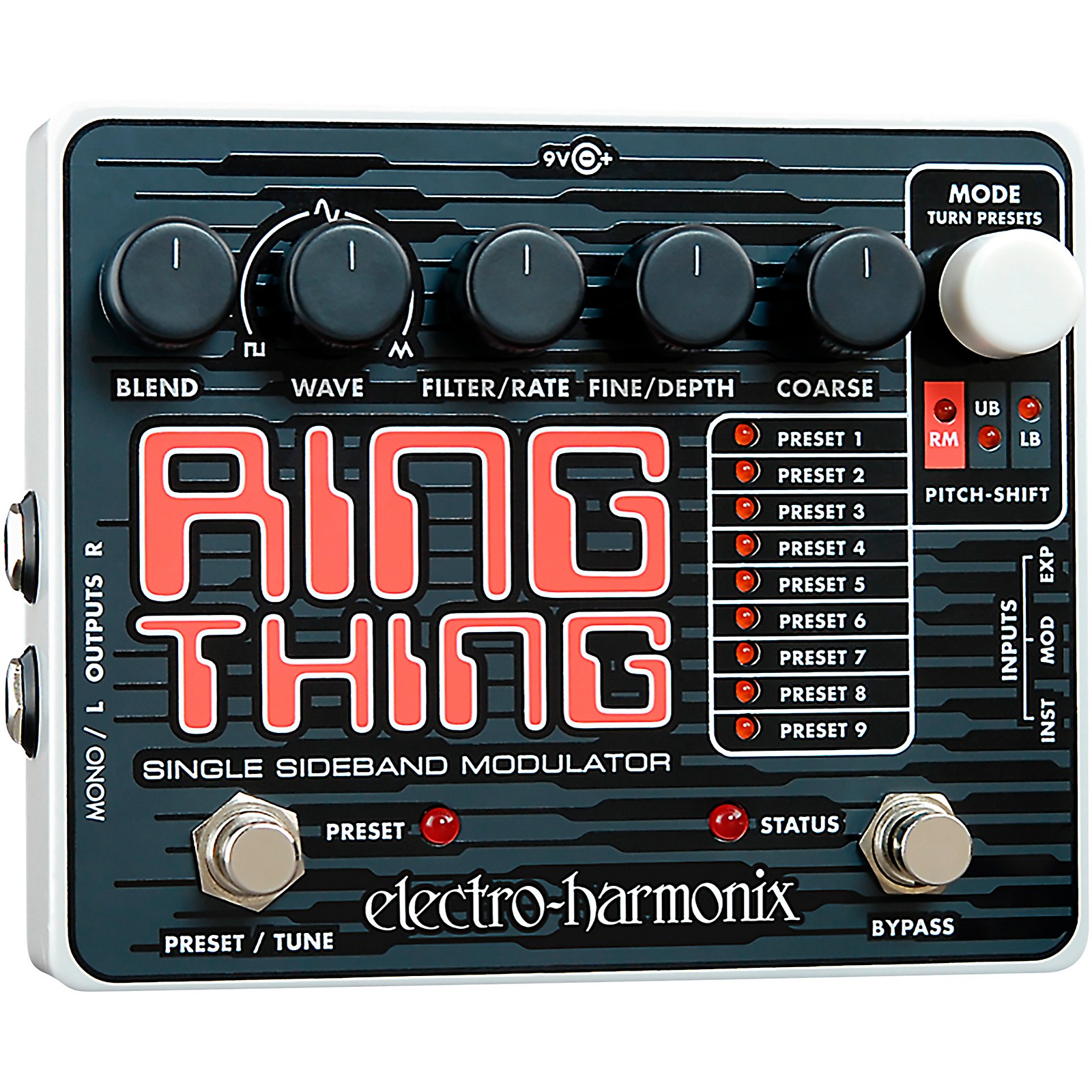 ElectroHarmonix Ring Thing Modulator Guitar Effects Pedal Musician's