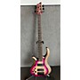 Used Schecter Guitar Research Riot 5 Left Handed Electric Bass Guitar Aurora Burst