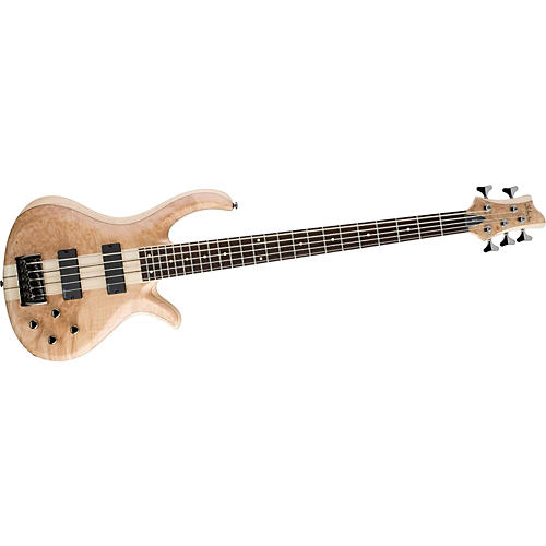 Riot-5 Maple Burl 5-String Electric Bass Guitar